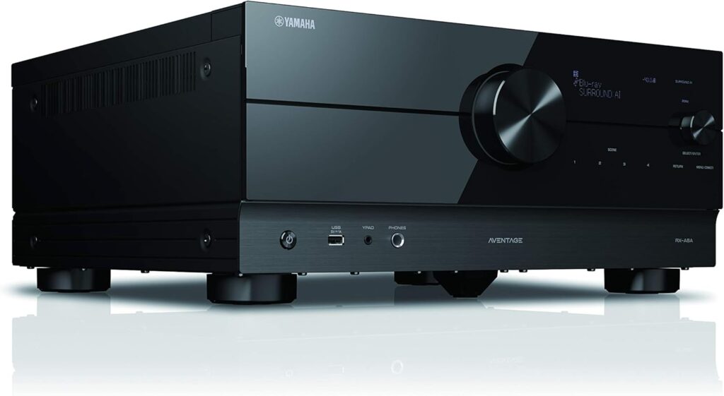 YAMAHA RX-A6A AVENTAGE 9.2-Channel AV Receiver with MusicCast (Renewed)