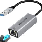 USB to Ethernet Adapter,Ethernet to USB,USBA to RJ45 for Nintendo Switch 2 or 1,Gigabit Ethernet to USB3.0 Adapter, 1000MBPS LAN Network for Laptop, MacBook,Chromebook,Surface, Desktop,PC and More