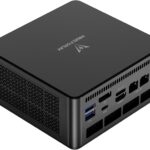 MINISFORUM UM890 Pro Mini PC AMD Ryzen 9 8945HS(8C/16T, up to 5.2GHz) 32GB DDR5 1TB PCIe4.0 SSD, 2xUSB4(PD 8K)|1xHDMI|1xDP Four Outputs, 2x RJ45, BT5.2 4xUSB3.2 AMD Radeon 780M Graphics Micro Computer