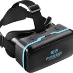 VR Headset for iPhone & Android 1.0 – for Kids | with Links to 3D VR Videos + VR Games for Android | Virtual Reality Goggles Set for Phones 4.5″-6.5″