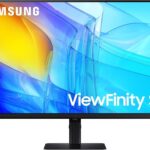 SAMSUNG 27″ ViewFinity S8 (S80D) Series 4K UHD High Resolution Computer Monitor, HDR10, Multiple Ports w/ HDMI, DisplayPort, USB-A, Height Adjustable Stand, LS27D806EANXGO, 2024, 3Yr Warranty