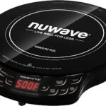Nuwave Flex Precision Induction Cooktop, 10.25” Shatter-Proof Ceramic Glass, 6.5” Heating Coil, 45 Temps from 100°F to 500°F, 3 Wattage Settings 600, 900 & 1300 Watts, Black