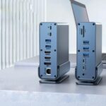 Docking Station for Razer Blade 17 16 15 14 Pro 17 Gaming Laptop, 15-in-1 USB C with 360 ° Rotating Base, 2 * 4K HDMI and 1*DP, 10Gbps USB Port Transfer, RJ45, Audio