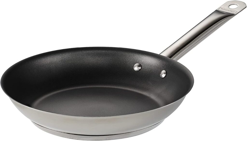 Tramontina 10-Inch Non Stick Frying Pan, Tri-Ply Base Stainless Steel Skillet with Reinforced Nonstick Coating, Dishwasher and Oven Safe