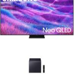 Samsung 65-Inch Class Neo QLED 4K QN80F Series, Vision AI, Mini LED Smart TV (2025 Model, 65QN80F) Neo Quantum HDR + Samsung Q-Series Soundbar HW-Q900F 7.1.2 ch Subwoofer (2025 Model)