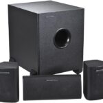 Monoprice 5.1 Channel Home Theater Satellite Speakers And Subwoofer – Black