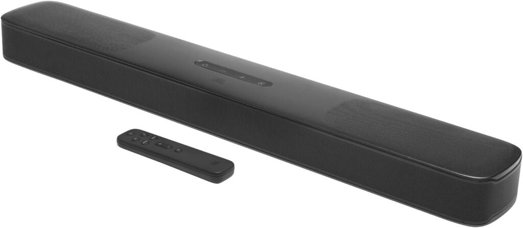 JBL BAR5.0 5-Channel Multibeam Soundbar with Dolby Atmos Virtual Grey, Black