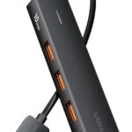 VENTION 10Gbps USB 3.2 Hub, USB Hub with 4 USB A 3.2 Ports, USB 3.2 Gen 2 Splitter USB Expander for Chromebook Surface Pro 3 iMac PS4 Laptop Xbox Flash Drive