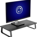 VIVO Monitor and Laptop Stand, 24 inch Desktop Riser, Black, STAND-V000D