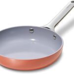 Caraway Nonstick Ceramic Mini Fry Pan (1.05 qt, 8″) – Non Toxic, PTFE & PFOA Free – Oven Safe & Compatible with All Stovetops (Gas, Electric & Induction) – Perracotta