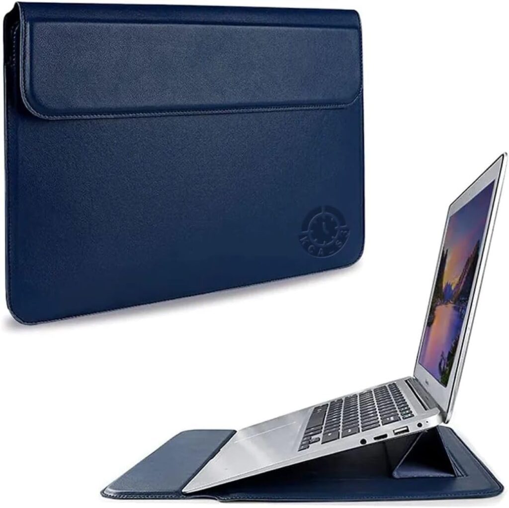 Colour Blue Laptop Protective Cover 11-13.3 Inch MacBook Air Pro Surface Dell XPS HP Envy Pavilion Yoga Slim IdeaPad Acer Swift Chromebook Samsung Galaxy Notebook Anti-Scratch NOT fit for 14-16”