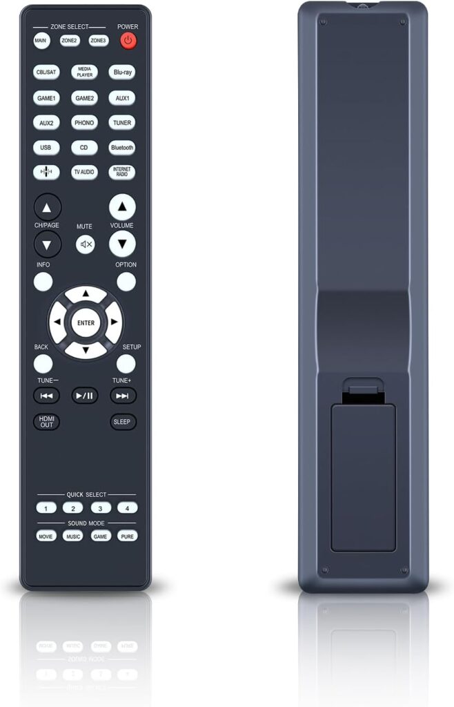 New Replace RC-1256 Remote Control Compatible for Denon AVR-X6800 AVRX6800 AVR-X6800H AVRX6800H Home Theater AV Receiver
