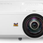 ViewSonic PS502W 4000 Lumens WXGA Short Throw Projector with HDMI and USB Type A Connectivity for Business and Education
