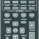 AULCMEET RAV345 WT92810US New Replacement Remote Control fit for Yamaha AV Receiver RXV1600 HTR-6130 RX-V867 RX-V571 RX-V771