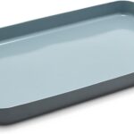 GreenPan Valencia Pro 18″ x 11″ Double Burner Griddle Pan, Induction Suitable, Ceramic Nonstick PFAS-Free, Rectangular Stovetop Cookware, Stainless Steel Handles, Dishwasher, Oven & Broiler Safe, Gray