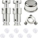 12 Pcs Float Valve Seal for Instant Pot Replacement Parts with 8 Valve Gaskets, Anti-Block Shield and Bracket – Premium for Duo 3, 5, 6 Qt, Duo Plus 3, 6 Qt, Ultra 3, 6, 8 Qt, Lux 3 Qt by Eiranoly