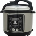 10 In 1 Electric Pressure Cooker With 24-Hour Reservation Function, Slow Cooker, Rice Cooker, Wok, Cake, Yogurt, Etc., 6 L, Stainless Steel/Black.
