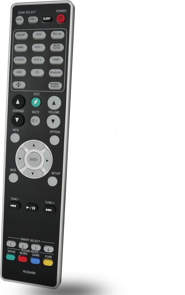 Replacement Remote Control for Marantz RC034SR NR1604 NR1710 NR1605 NR1603 Slim Line 7.1 7.2 Channel Network AV Receiver