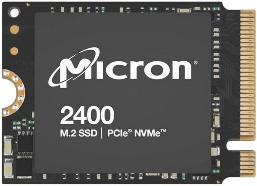 Micron 2TB 2400 M.2 2230 NVMe PCIe 4.0×4 SSD MTFDKBK2T0QFM-1BD1AABYYR