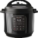 Instant Pot 8Qt RIO Chef Series 7-in-1 Multi-Cooker, Black – Pressure Cooker, Slow Cooker, Rice, Sauté, Steamer, Warmer & More, Nonstick Wide Base, Family Size Programmable Electric Pot
