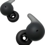 Sony LinkBuds Open Truly Wireless Earbud Headphones with an Open-Ring Design for Ambient Sounds and Newly Developed Air Fitting Supporters, Black