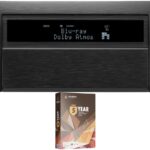 Denon AVR-X6800H 11.4 Channel 8K Receiver with 3D Audio and Dolby Atmos with an Additional 2 Year Extended Amber Protection (2023), Black