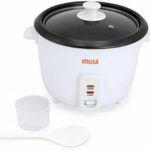 IMUSA USA GAU-00012 Electric NonStick Rice Cooker 5-Cup (Uncooked) 10-Cup (Cooked), White