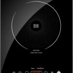 Portable Induction Cooktop, iSiLER 1800W Sensor Touch Electric Induction Cooker Hot Plate with Kids Safety Lock, 6.7″ Heating Coil, 18 Power 17 Temperature Setting Countertop Burner with Timer