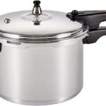 Mirro 92160A Polished Aluminum 10-PSI Pressure Cooker Cookware, 6-Quart, Silver –