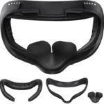 SUPERUS Facial Interface & Face Cover Pad & Removable Nose Guard for Oculus Quest 2, Sweat-Proof PU Foam Cushion – VR Accessories for Meta Quest 2, Compatible with Oculus Quest 2 Original Spacer