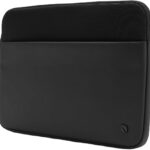 Incase A.R.C. Laptop Sleeve 14 Inch – MacBook Case with Faux Fur Lining, External Pocket – Fits MacBook Pro Air Lenovo Dell HP – Laptop Cover, Computer Case – Travel, Work, College – Black