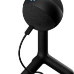 Logitech G Yeti Orb Condenser RGB Gaming Mic with LIGHTSYNC, USB Mic for Streaming, Cardioid for PC/Mac – Black