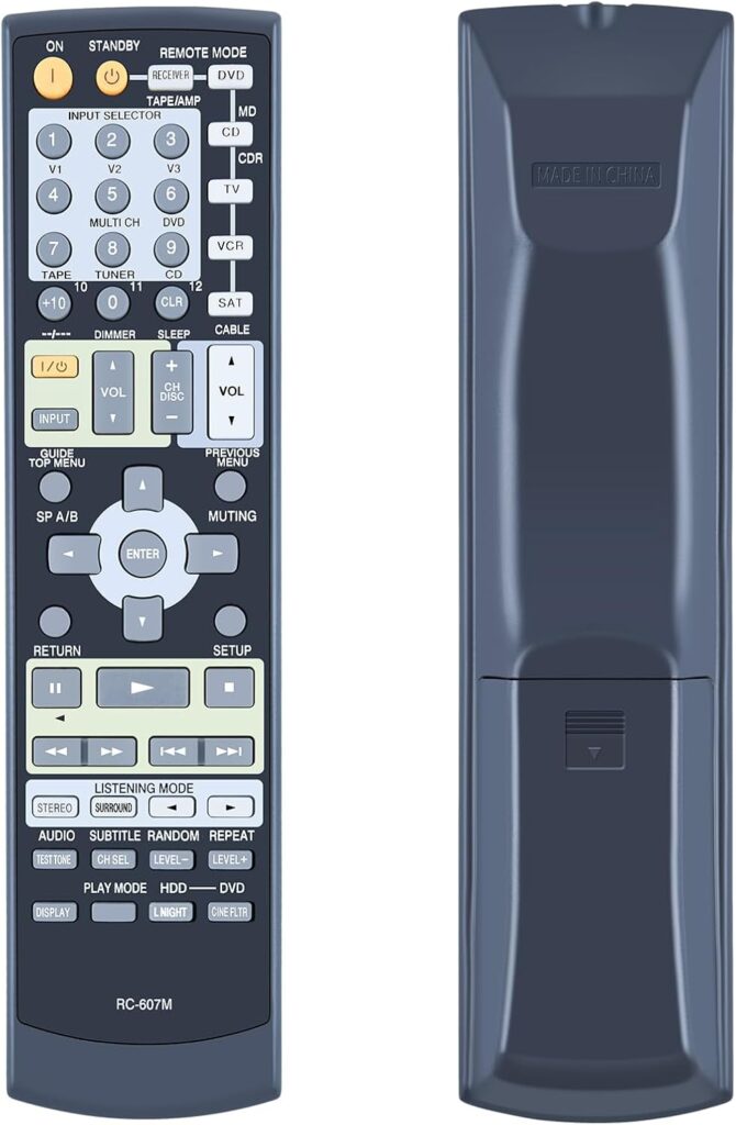RC-607M New Replace Remote Controller fit for Onkyo Home Theater AV Receiver TX-SR503 TX-SR503E TX-SR8350