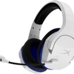 HyperX HHSS1C-KB-WT/G Cloud Stinger Core – Wireless Gaming Headset, for PS4, PS5, PC, Lightweight, Durable Steel Sliders, Noise-Cancelling Microphone – White