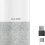 NUROUM C10(2nd Gen) 1080P Conference Webcam with Microphone Speaker, Portable All in One Computer Camera for Video Conference, AI Noise Cancellation & AGC, USB Plug&Play for PC/Desktop Zoom/Teams