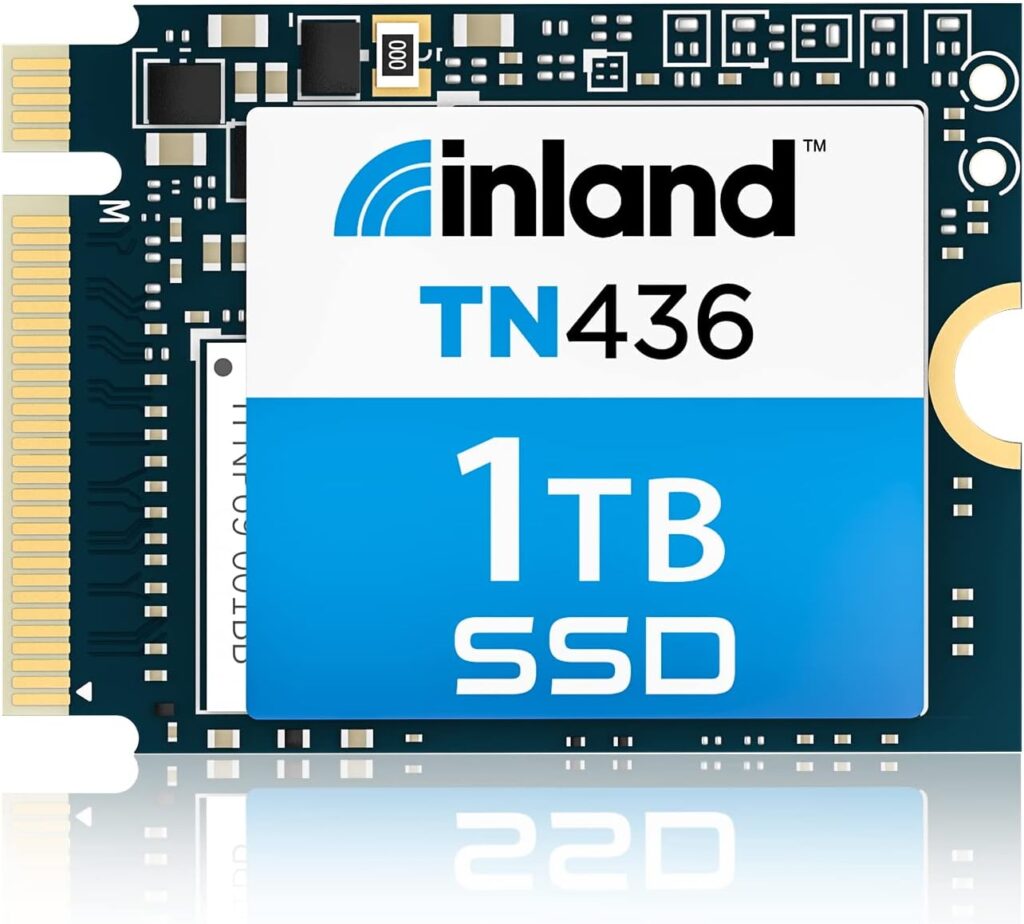 INLAND TN436 1TB M.2 2230 SSD PCIe Gen 4.0×4 NVMe Internal Solid State Drive, 3D TLC NAND Gaming Internal SSD, Compatible with Steam Deck ROG Ally Mini PCs
