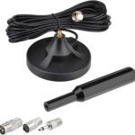 Bingfu FM Antenna Replacement for Home Stereo Radio Receiver Indoor for Pioneer Onkyo Yamaha Marantz Sherwood Digital HD Radio Bluetooth AV Audio Video Theater Tuner FM Magnetic Base Antennas