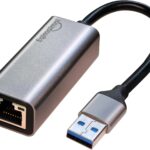 USB A to ethernet Adapter，USB 3.0 Gigabit to ethernet Adapter Compatibility 100/1000MBPS,Compatible with Windows, Mac OS, Linux, PC, Laptops, and More
