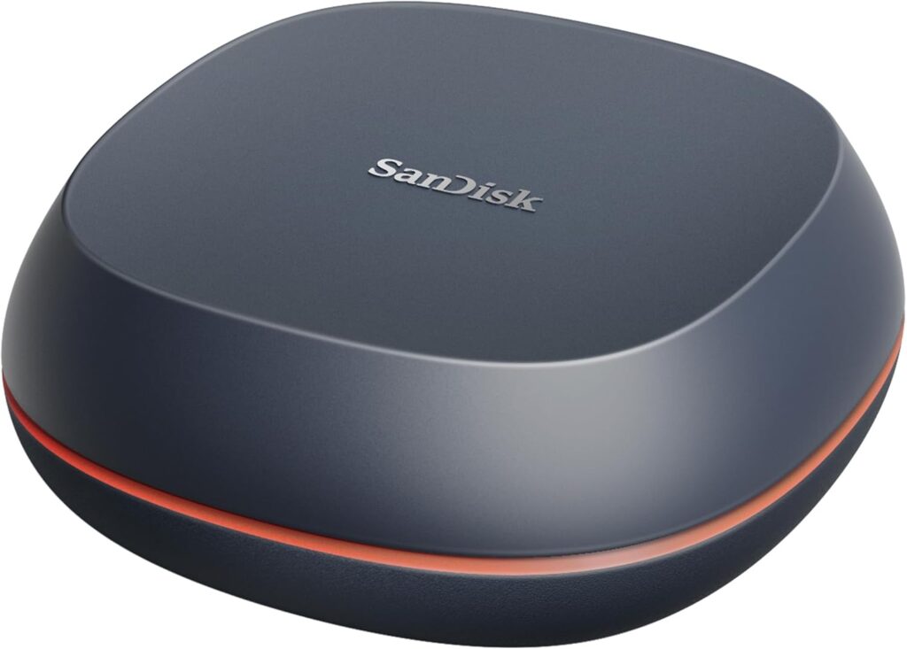 SanDisk 8TB Desk Drive SSD – Desktop External Solid State Drive, Up to 1000MB/s, USB-C, USB 3.2 Gen 2 – SDSSDT40-8T00-NA25