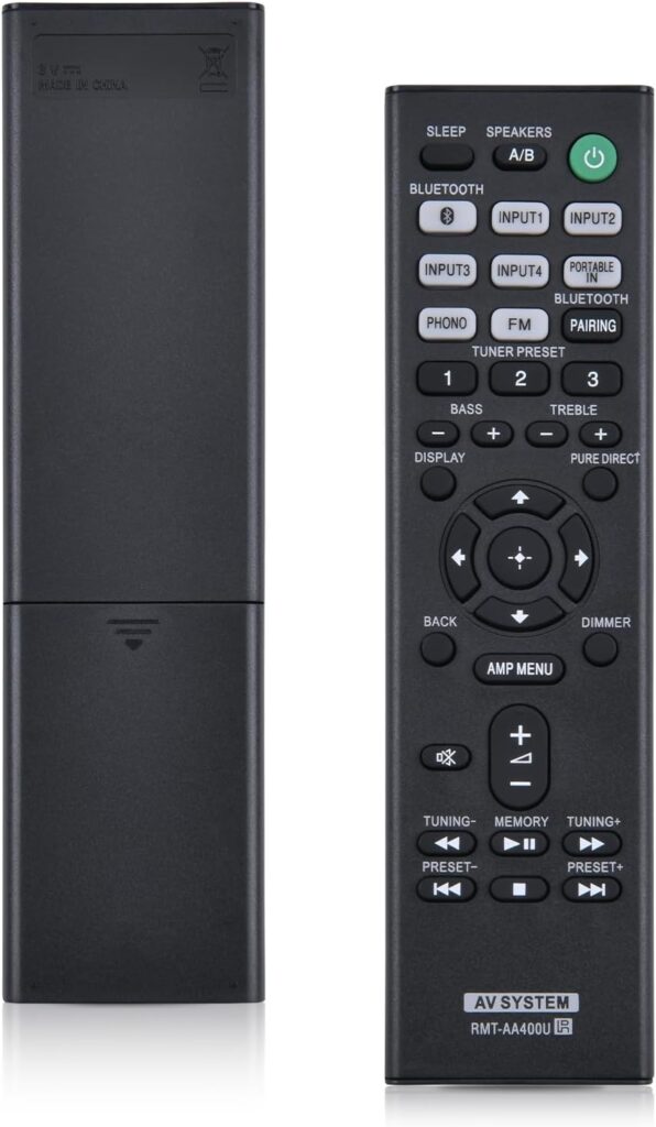 RMT-AA400U Replaced Remote fit for Sony Stereo Receiver Home Theater STR-DH190 Home Theater