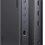 UGREEN Thunderbolt 4 Dock 8-in-1 40Gbps TB4 Hub 3 x TB 4 Dual 4K@60Hz or Single 8K Display, 85W Charging, Gigabit Ethernet, 3 x USB A 3.2. Revodok Max 208 for Mac M1/M2/M3/M4 Pro/Max