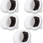 Acoustic Audio by Goldwood R191 in Ceiling/in Wall 5 Speaker Set 2 Way Home Theater 1000 Watt New R191-5S