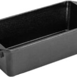Lodge 10 Inch Pre-Seasoned Cast Iron Loaf Pan – Dual Handles – Unparalleled Heat Retention for Consistent, Even Baking – Black