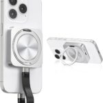 ORICO 512GB Magnetic External SSD with Kickstand, Up to 2000MB/s, 4K ProRes HDR Record and Store, Aluminum Alloy, MagSafe Portable SSD for iPhone 16 Pro Max, Tablet, Computer – CZ20PLUS