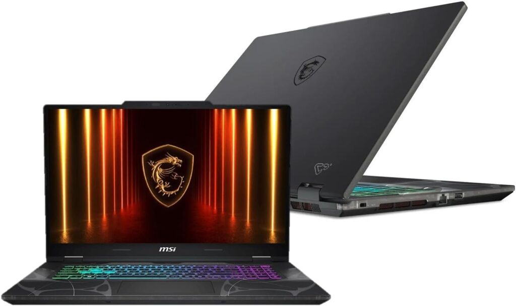 EXCaliberPC [2025] MSI Cyborg 15 B2RWEKG-257US (Intel Core 7 240H, 32GB DDR5 RAM, 1TB NVMe SSD, NVIDIA GeForce RTX 5050, 15.6″ 144Hz FHD, Windows 11) Gaming Laptop