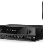 Donner Stereo Audio Amplifier, 600W Peak 2 Channel Receiver with Bluetooth 5.3, Phono, Optical, Coaxial, USB, FM, 2 Mic-in, Aux, RCA Input for Home, Karaoke, Theater Speakers, MAMP2