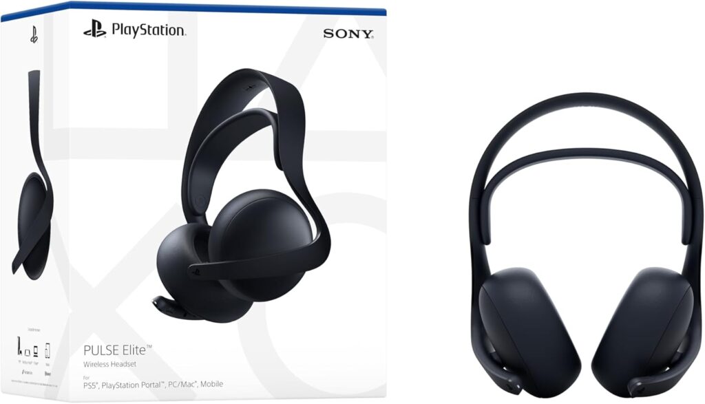 PlayStation Pulse Elite Wireless Headset – Midnight Black