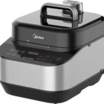 Midea Electric Pressure Cooker, 14° Inclined Panel, 8-in-1 Olla de Presion, Multi-Functional Programmable Slow Cooker, Rice Cooker, Steamer, Sauté Pan, Yogurt Maker and More, 5 Quart