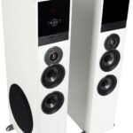 Rockville TM80W Powered Home Theater Tower Speaker System, White, 800W, 8″ Subwoofers, Bluetooth, USB/SD Playback, FM Radio, Remote Control, Karaoke Ready, Perfect for Home Entertainment