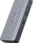 Anker USB C Docking Station, PowerExpand 9-in-1 USB-C PD Dock, 60W Charging for Laptop, 20W Power Delivery Charging, 4K HDMI and DisplayPort, USB3.0&USB2.0 Data, Gigabit Ethernet, 3.5 mm Audio